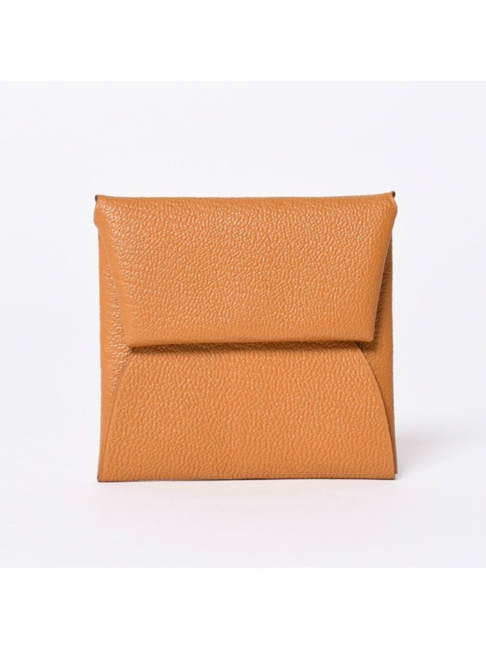 Hermes Bastia Verso Coin Purse Chevre Glitter Silver